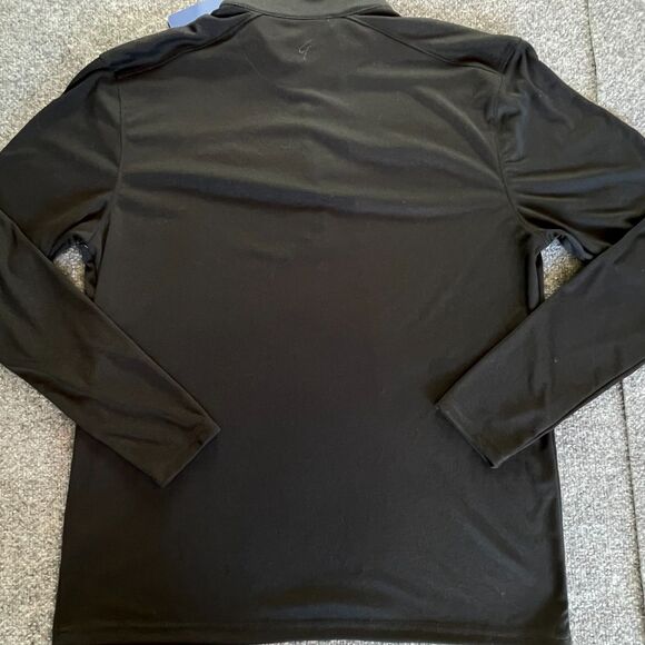 Mohegan Sun Rowing Pullover Shirt 1/4 Zip Mens Large Black Flag Sports New - Picture 10 of 10